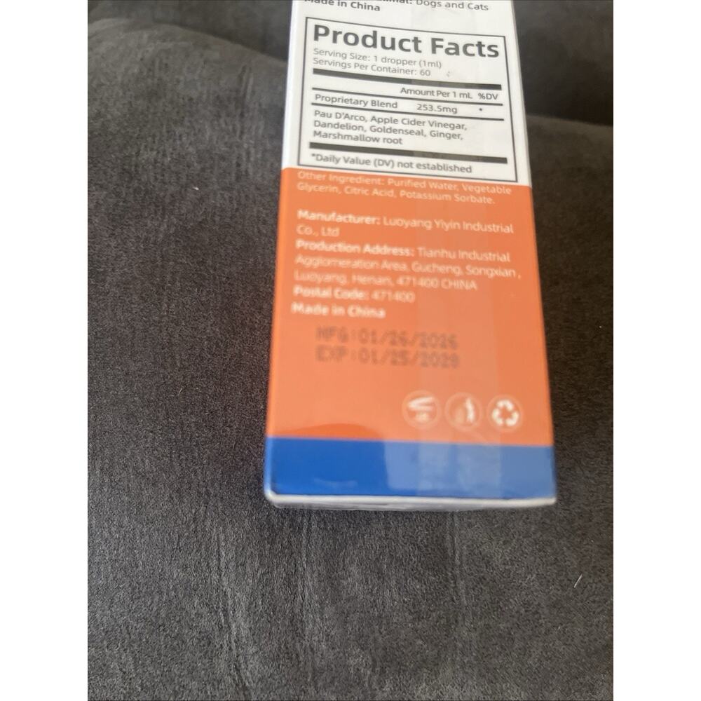Kivori Yeast Infection Drops for Dogs Or Cats 60ml Yeast Bacon Flavor - Advanced - Picture 5 of 5